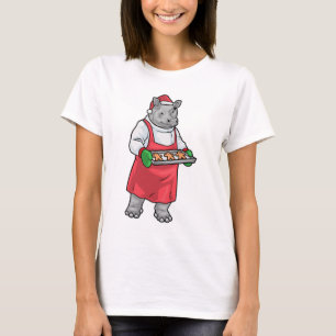 Rhino Weihnachtsbäcker T-Shirt