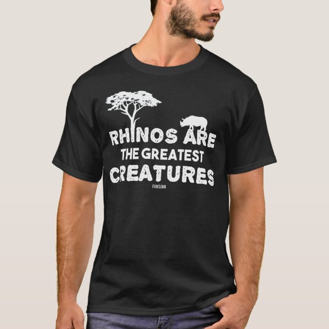 Rhino-Welttag Rhino Afrika Safari T-Shirt (Vorderseite)