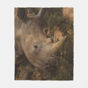 RHINO WILD TIERE FLEECEDECKE