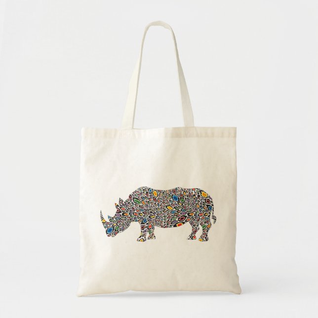 Rhinoceros-Cheetah Tragetasche (Vorne)
