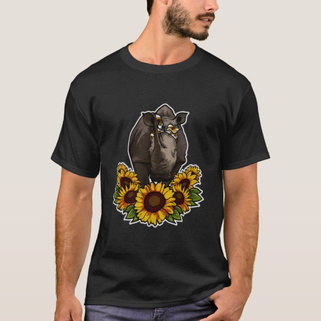 Rhinoceros Decor Rhino T-Shirt (Vorderseite)