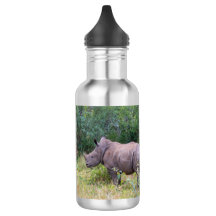 Rhinoceros Familienwasserflasche