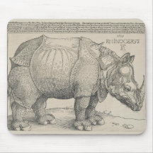Rhinoceros, Holzschnitt von Albrecht Durer