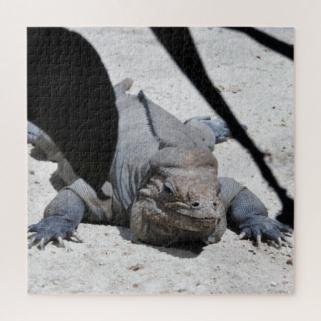 Rhinoceros Iguana Puzzle (Vertikal)