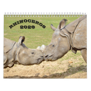 Rhinoceros-Kalender Kalender