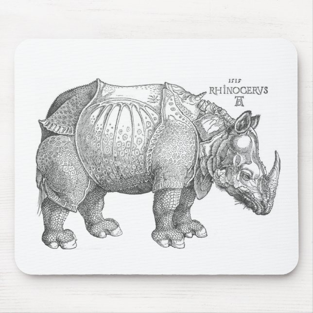Rhinoceros Mousepad (Vorne)