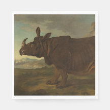 Rhinoceros (Rhino) (Wild Animal) (von J.B. Oudry)