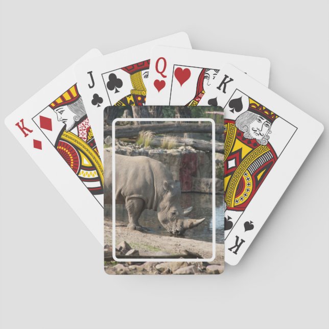Rhinoceros Spielkarten (Rückseite)