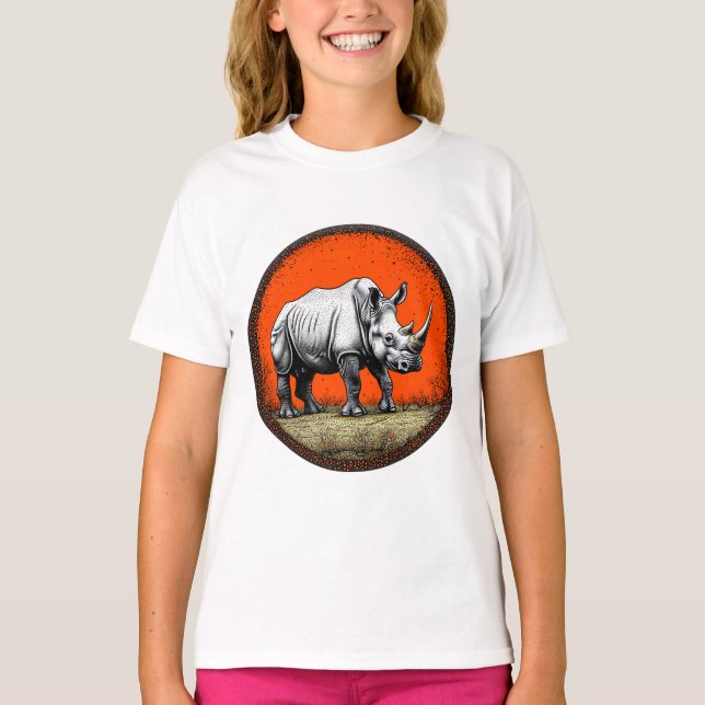 Rhinoceros T-Shirt (Vorderseite)