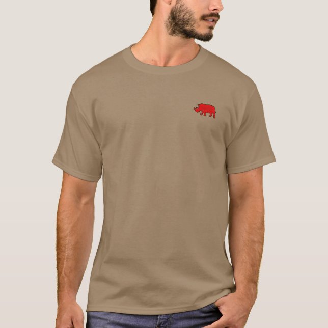 Rhinoceros T-Shirt (Vorderseite)