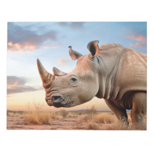 Rhinoceros Tierart Majestic Wild Notizblock