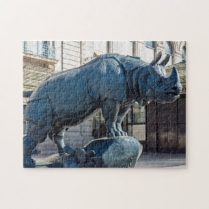 Rhinoceros vor der Musée d'Orsay - Paris Puzzle