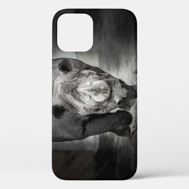 Rhinoceros: Wildtierportrait. Case-Mate iPhone Hülle (Rückseite)