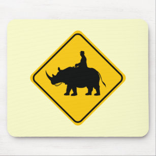 Rhinohback Reiter-Überfahrt Mousepad