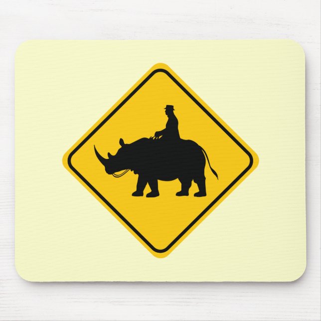 Rhinohback Reiter-Überfahrt Mousepad (Vorne)