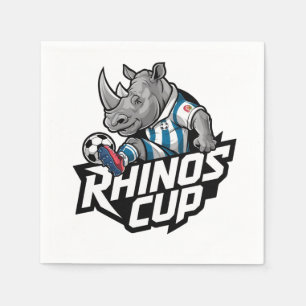 Rhinos Cup Serviette