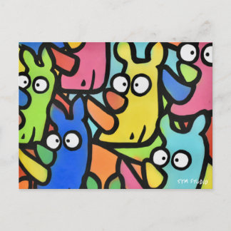 RHINOS GRAFFITI Postkarte