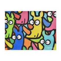 RHINOS GRAFFITI Postkarte