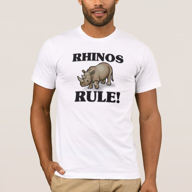 RHINOS Regel! T-Shirt (Vorderseite)