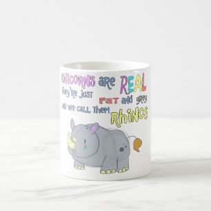 Rhinos sind gerade hässliche Unicorns-Tasse Tasse