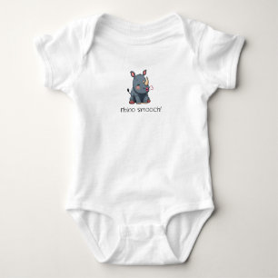 Rhinosmooch! Baby Bodysuit Strampler