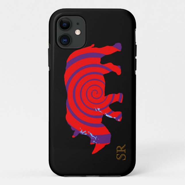 Rhinostier Case-Mate iPhone Hülle (Rückseite)