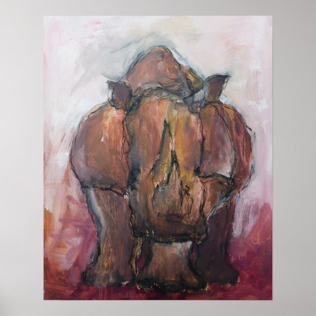 Rhinozeros. Poster (Vorne)