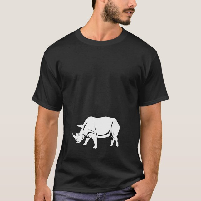 Rhinozeros T-Shirt (Vorderseite)