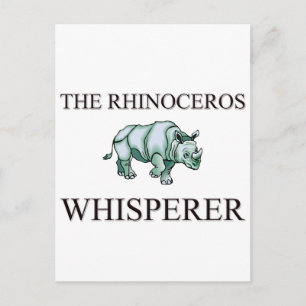 Rhinozeros Whisperer Postkarte