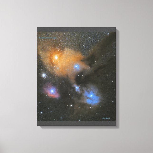 Rho Ophiuchi Cloud Komplex Canvas Print Leinwanddruck (Vorderseite)