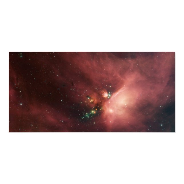 Rho-Ophiuchi-Nebel 2 Fotodruck (Vorne)