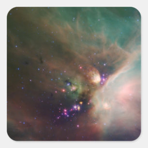 Rho Ophiuchi-Nebel Quadratischer Aufkleber