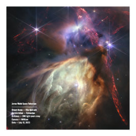 Rho Ophiuchi (NIRCam Image) JWST Image & Prompt Fotodruck