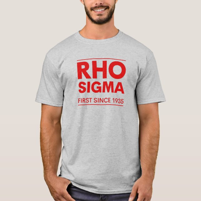 RHO SIGMA erstmals seit 1935 T-Shirt (Vorderseite)