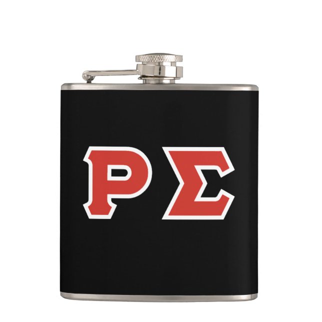 Rho Sigma Flask Flachmann (Vorderseite)