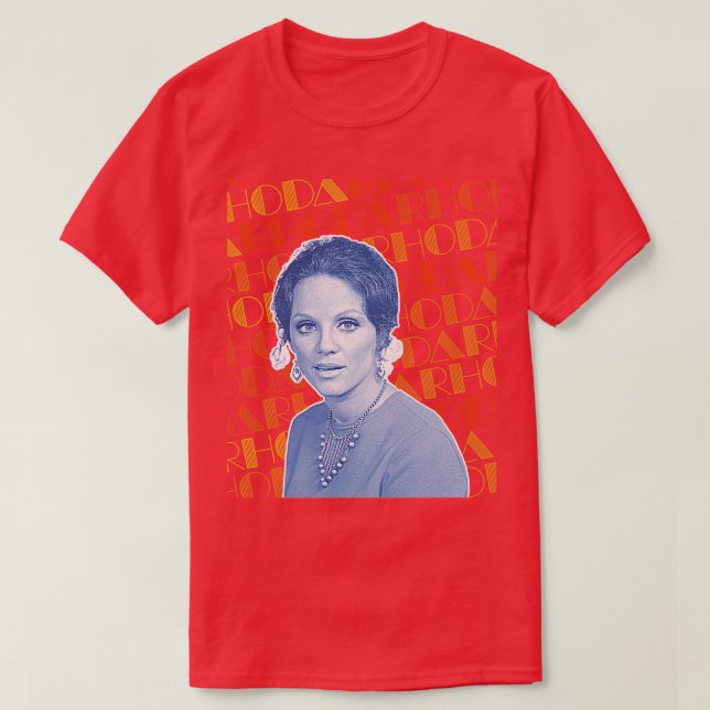 Rhoda Retro 70er TV Sitcom FanArt Design T-Shirt (Design vorne)