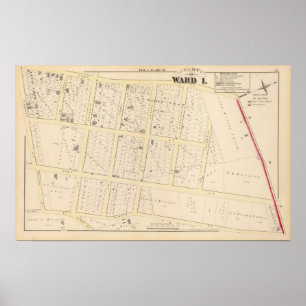 Rhode Island Atlas Karte Poster