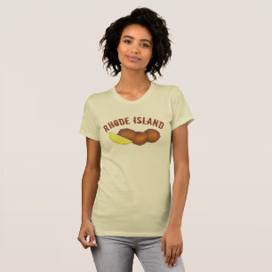 Rhode Island Clam Cakes Friends Clamcakes RI T-Shirt