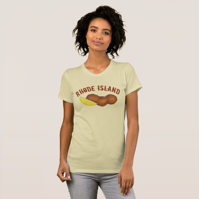 Rhode Island Clam Cakes Friends Clamcakes RI T-Shirt (Vorne ganz)