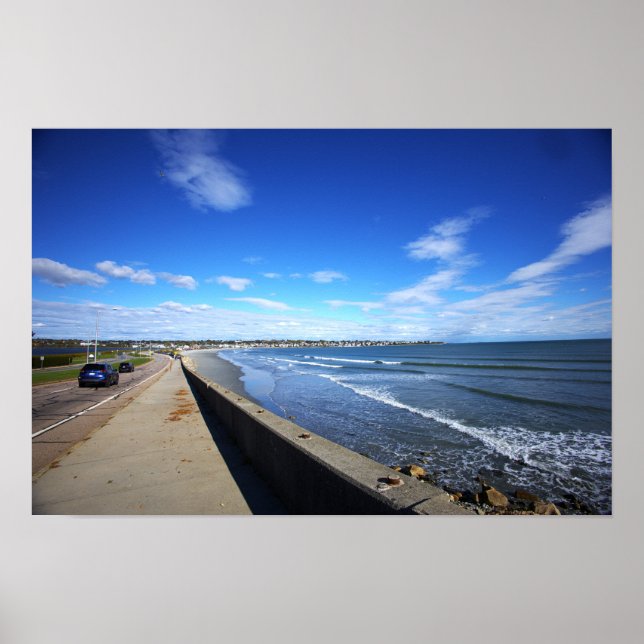 Rhode Island Cliff Walk Poster (Vorne)