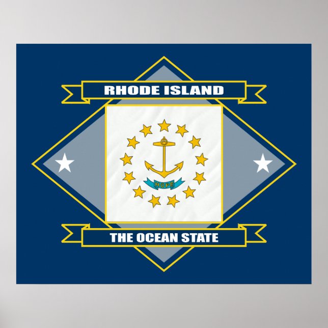 Rhode Island Diamond Poster (Vorne)