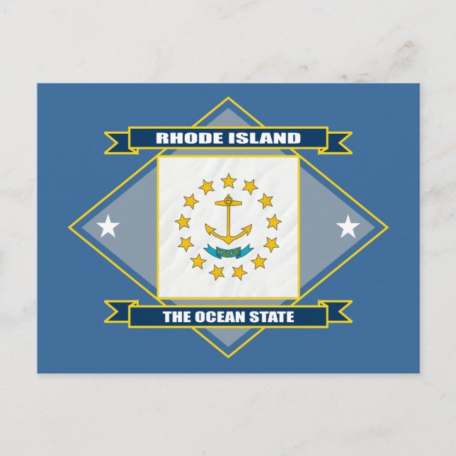 Rhode Island Diamond Postkarte (Vorderseite)