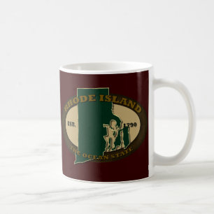 Rhode Island Est 1790 Kaffeetasse