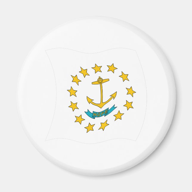 Rhode Island Flag Magnet (Vorne)