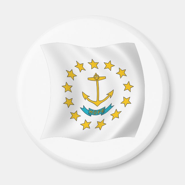 Rhode Island Flag Magnet (Vorne)