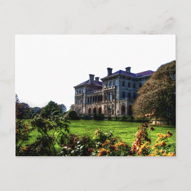 Rhode Island, Foto von Newport Mansions Postkarte (Vorderseite)