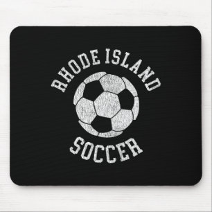 Rhode Island Fußball Retro abgenutzt 90er Vintage  Mousepad