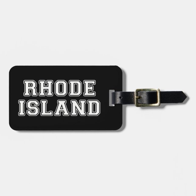 Rhode Island Gepäckanhänger (Vorderseite horizontal)