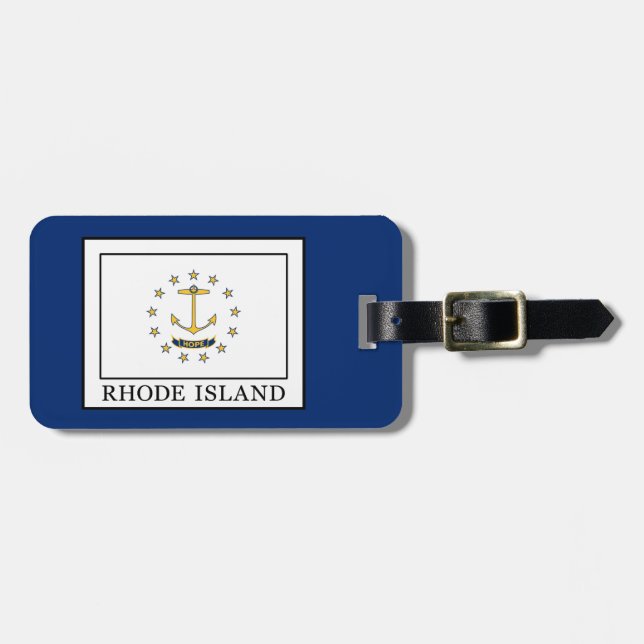 Rhode Island Gepäckanhänger (Vorderseite horizontal)