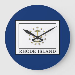 Rhode Island Große Wanduhr